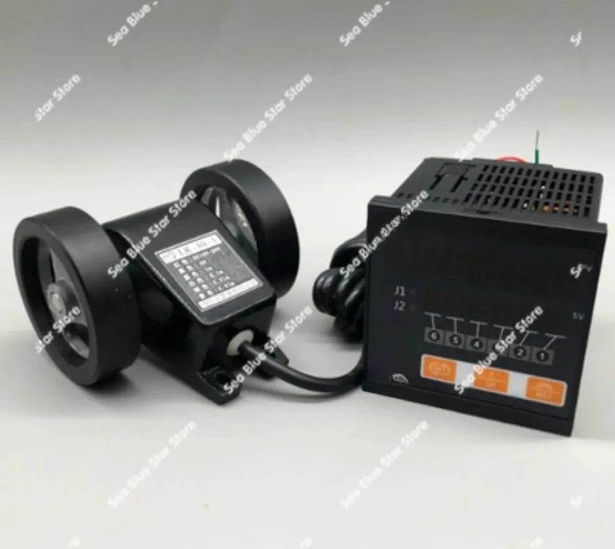 High Precision Roller Type Electronic Digital Display Pulse Meter Industrial Automatic Coder Code Meter Wire Rope Encoder