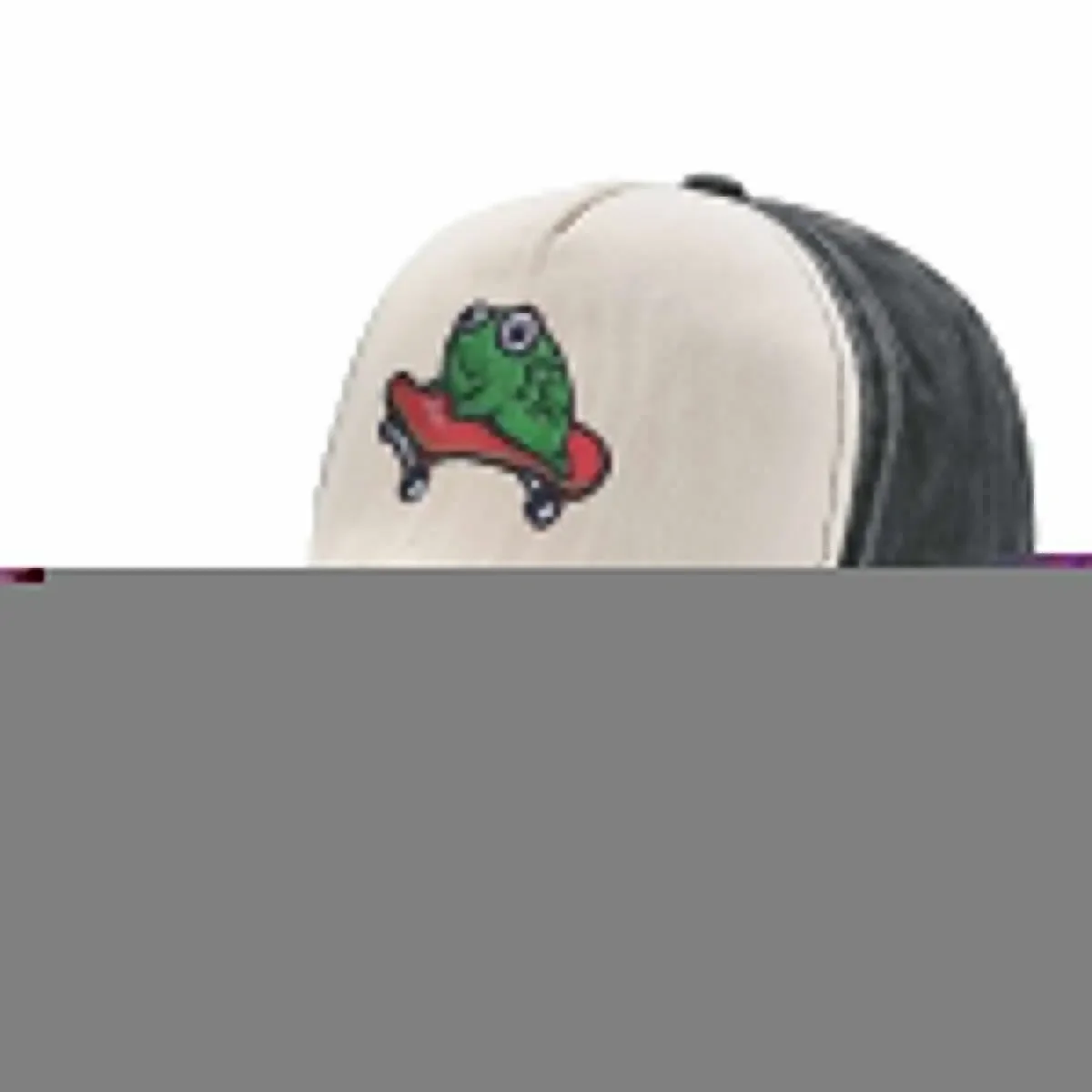 

Бейсбольная кепка с наклейкой Skater Frog, винтажная кепка с помпоном, кепка в стиле милитари, мужские мужские шапки, женские