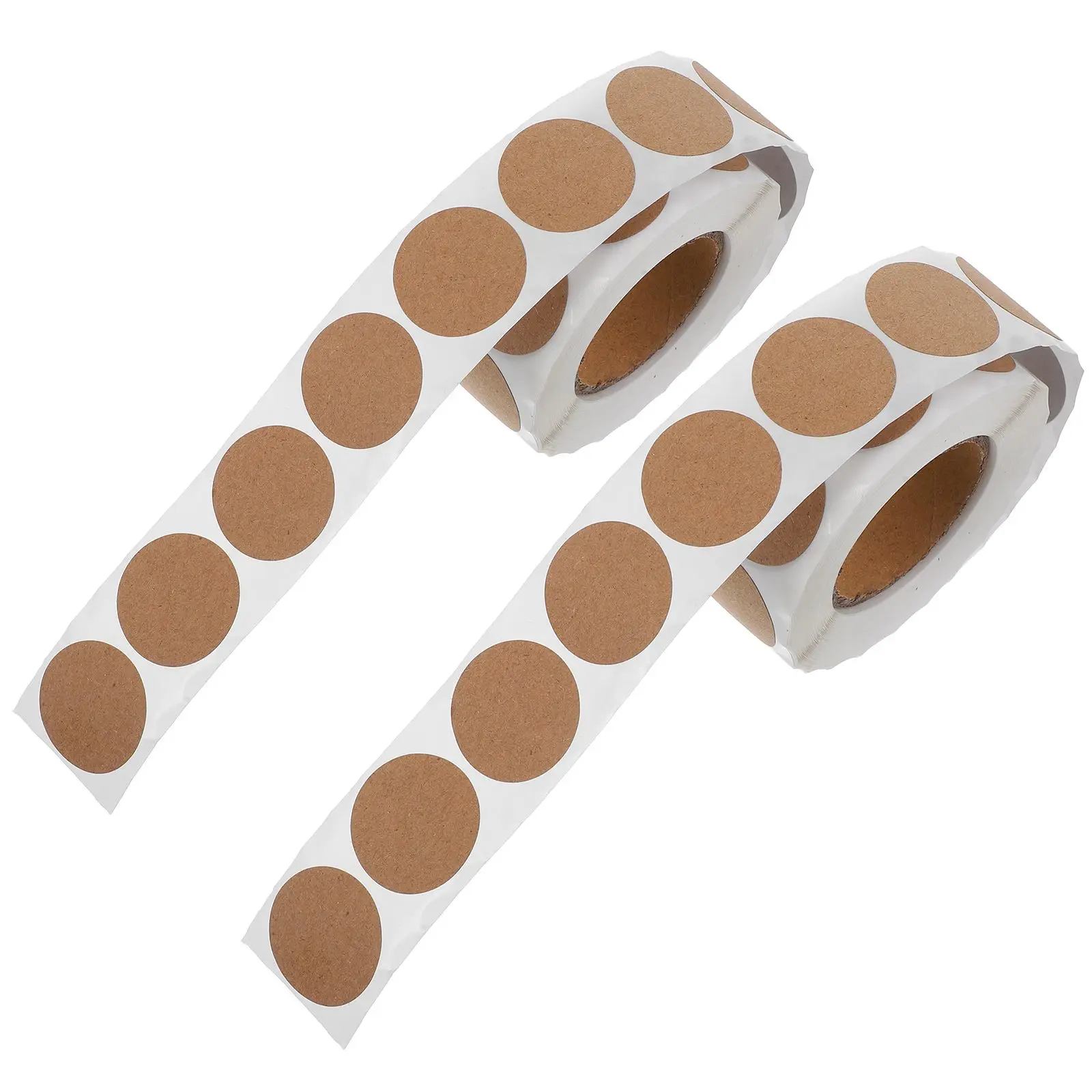 2 Rolls 500 Pcs Baking Label Stickers Gifts Seal Round Paper Envelope Seals Decorative Gift Decals diy Package