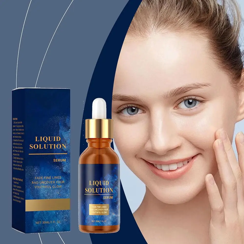 Youth Revitalizing Anti-Wrinkle Face Serum Liquid Solution, Deep Nourish Repair Dry Skin Boost Elasticity Lift Firm Brightening