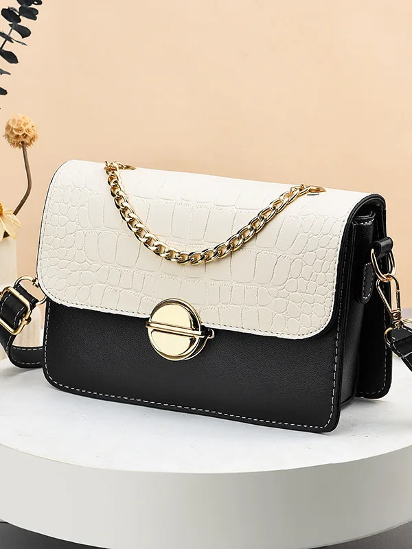 

2025 New Women's PU Leather Waterproof Small Size Fresh Chanel Style Everyday Commute Fashion Shoulder Bag/Crossbody Bag