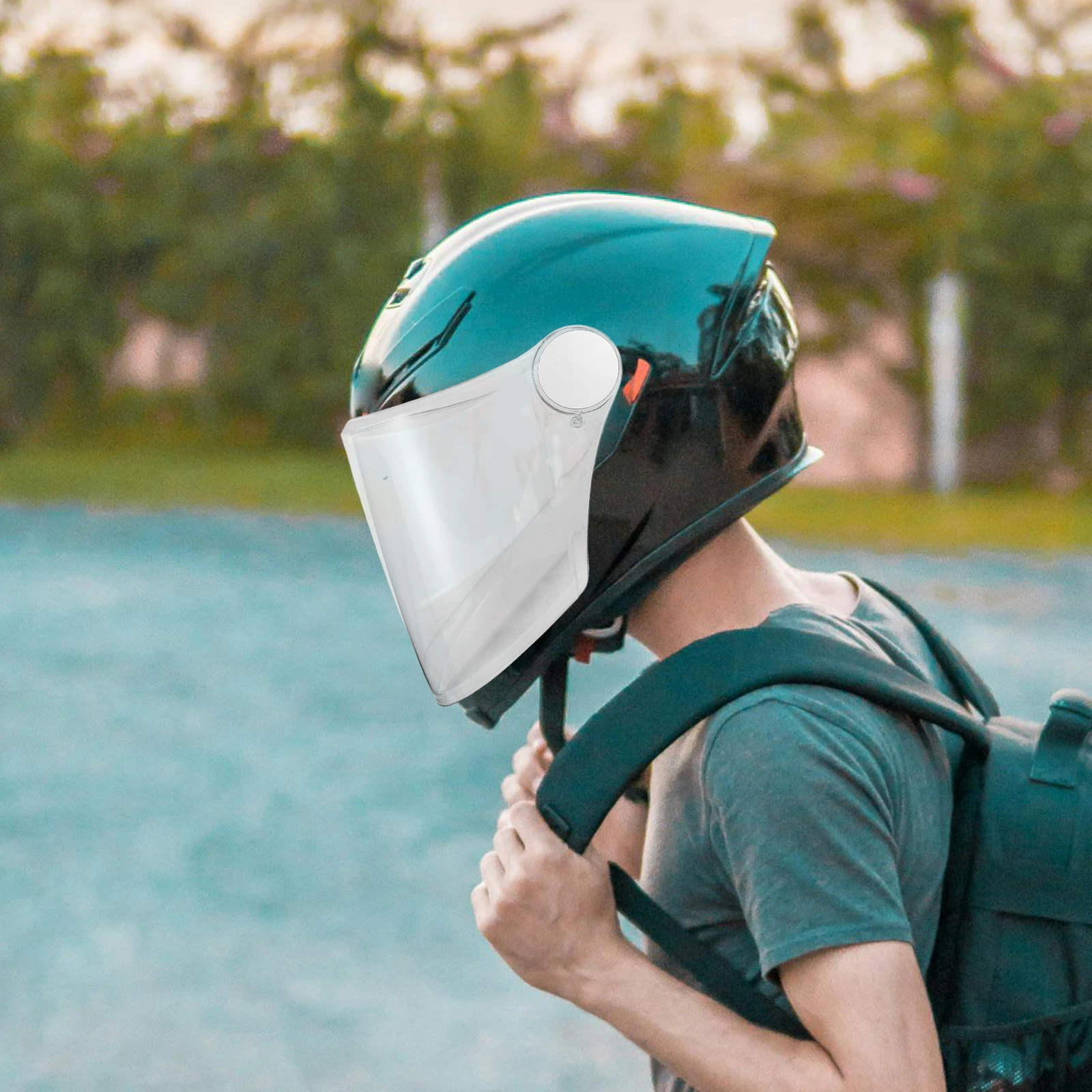 

Motorcycle Lenses Full Clear Visor Electric Riding Cover Windscreen Protector Accessories Replacement Uv