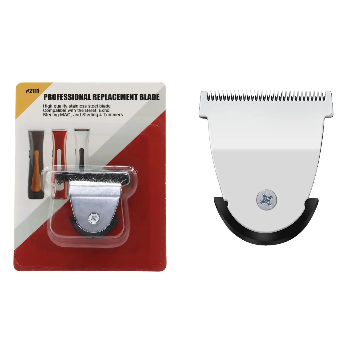 شفرة بديلة لقص المقص الاحترافية # 2111 متوافق مع Wahl Mag، Bereret، Echo، sterling AMG sterling 4,8841,8143,8700