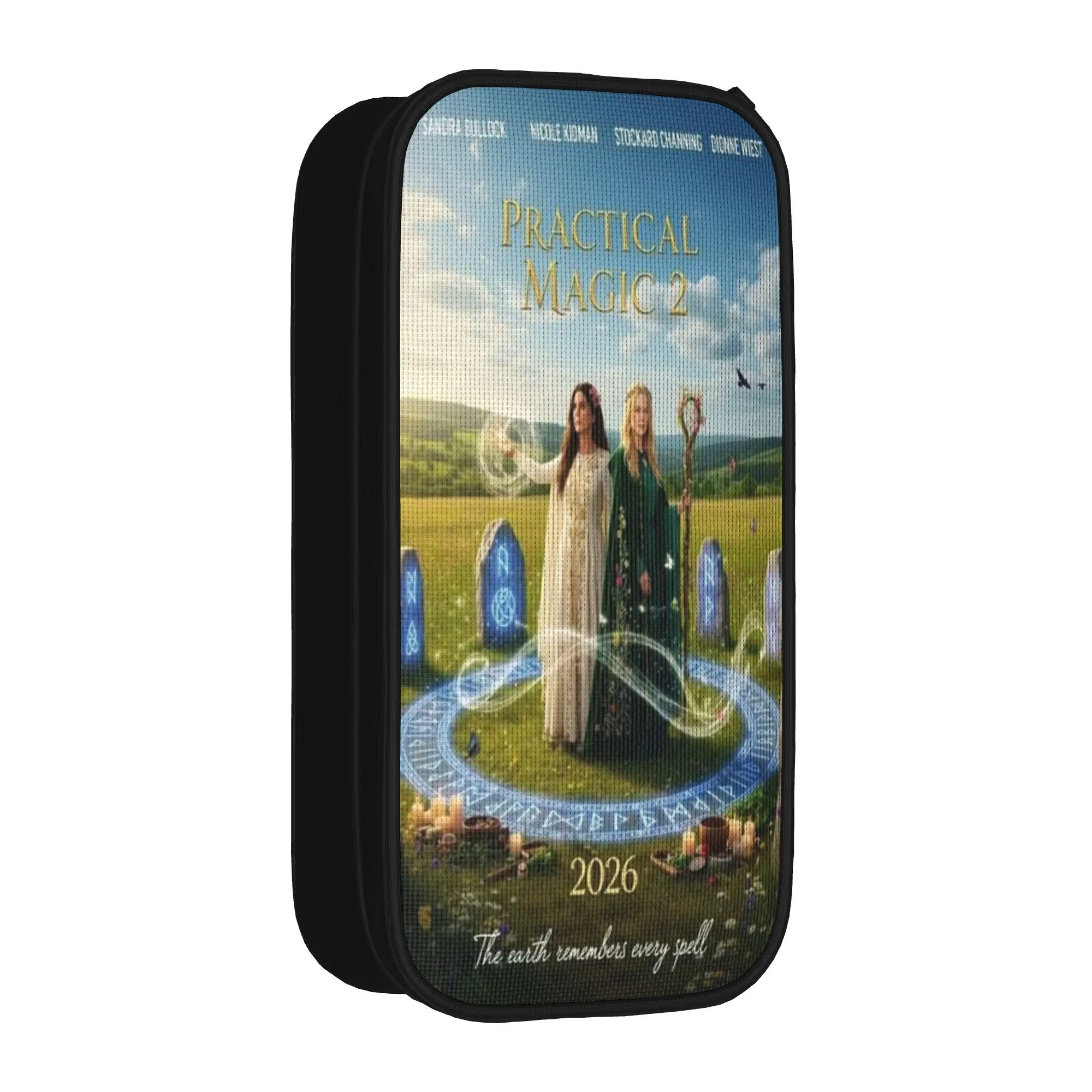 Fashion Practical Magic 2 Pencil Case  Pencil Box Pen for Girls Boys Big Capacity Bag School Supplies Gift Stationery