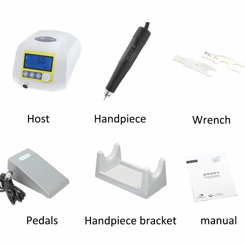 High Quality Prime 926 Brushless Micro Motor 60000 RPM High Speed for Dental Laboratory Electric Power Source Speed Adjustable