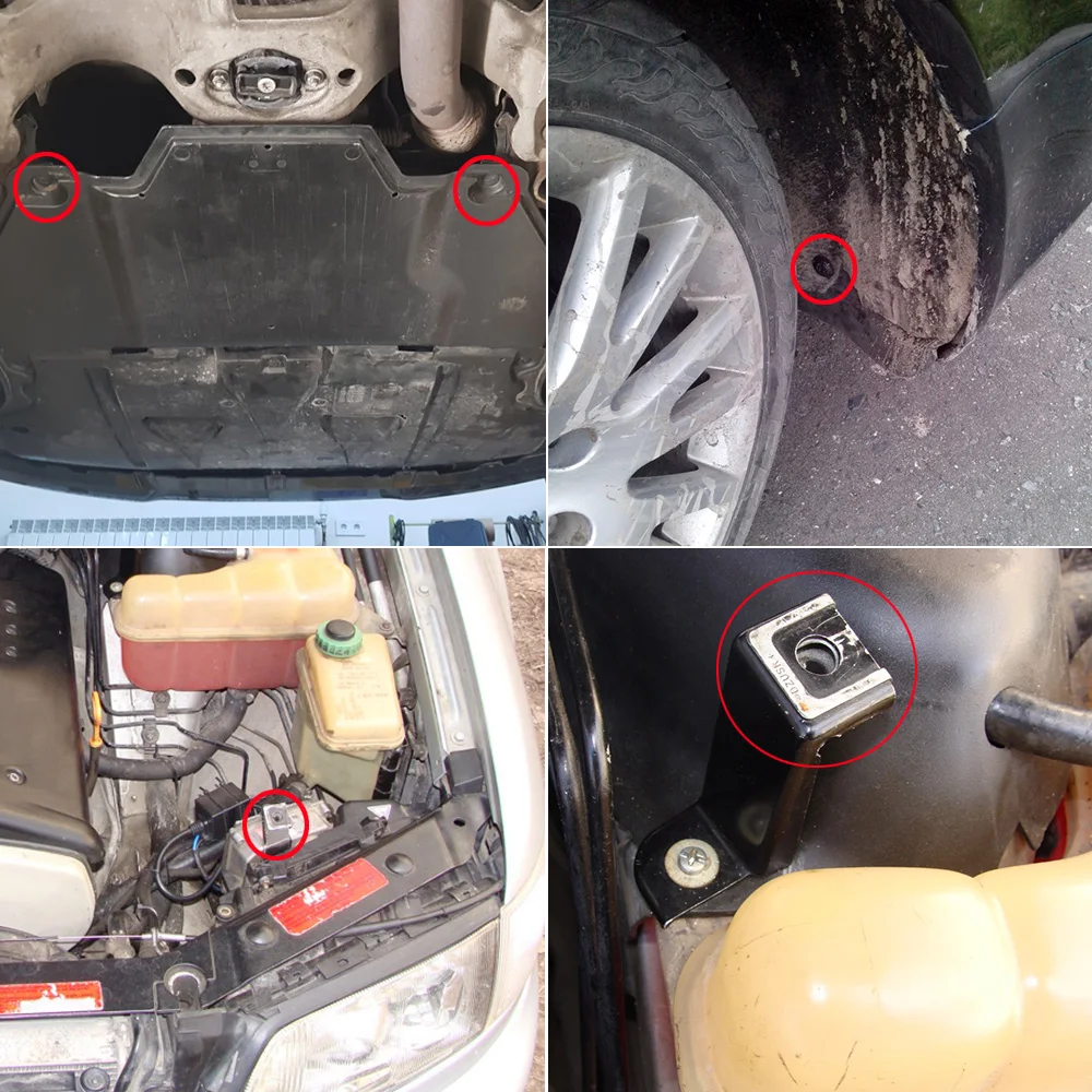 For SEAT Exeo 2008 2009 2010 2011 2012 2013 Undertray Under Engine Cover Repair Kit Clip Splash Guard Trim Panel Screw