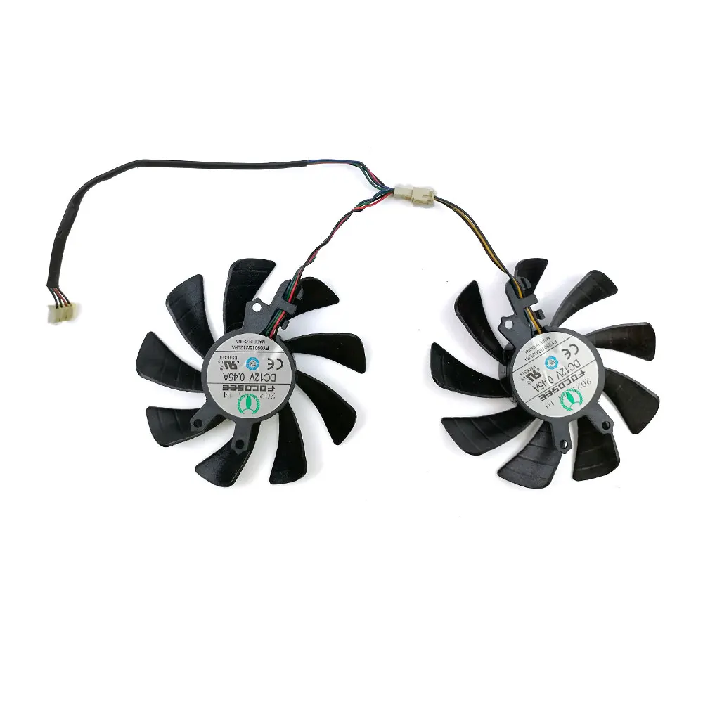 DIY For GALAX GeForce RTX2060 GTX1660 1660ti 1660S EX White OC Graphics Card Replacement Fan GA92S2U GA92S2H