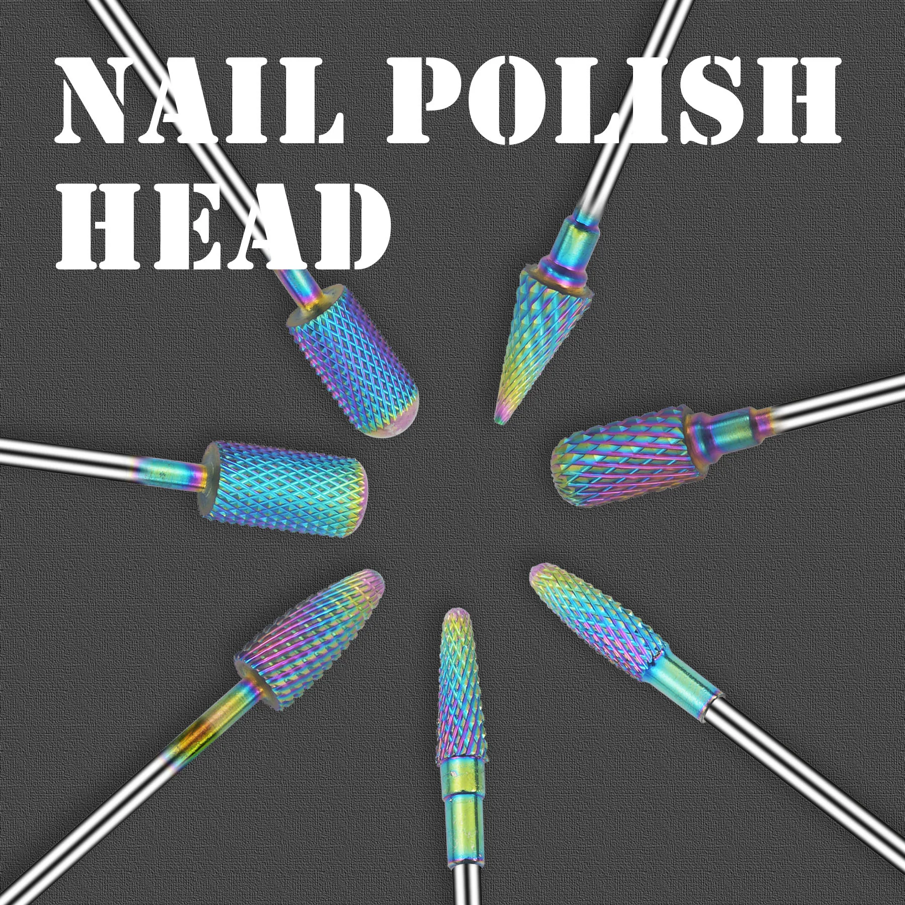 1 قطعة المهنية كربيد التنغستن مسمار مجموعة لقمة مثقاب 3/32 ''شكل مخروطي علوي ل كفاءة مانيكير باديكير قطع هلام إزالة الأظافر #4