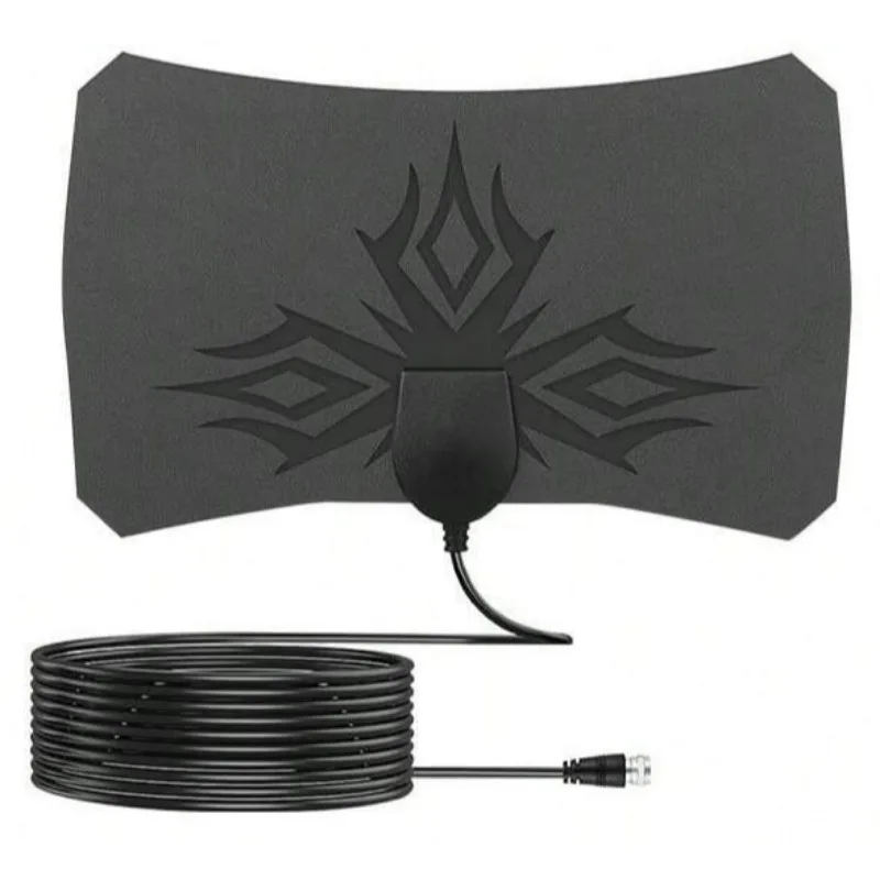 ​ ​ Antenna TV HD ad alto guadagno 4K - Antenna interna attiva Booster con spina UE con amplificatore di segnale ​ ​
