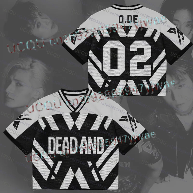 Camiseta Kpop Xdinary Heroes Dead and Album, Estilo Deportivo Americano, Informal, Transpirable, de Secado Rápido, para Verano, Cosplay