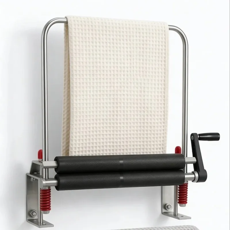 Wall-mounted manual towel wringer, heavy-duty stainless steel ， suitable for car beauty