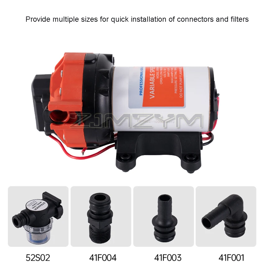 56A Variable Frequency Diaphragm Pump 12V/24V Automatic Start Stop Industrial Pumping PumpLaboratory Booster Diaphragm