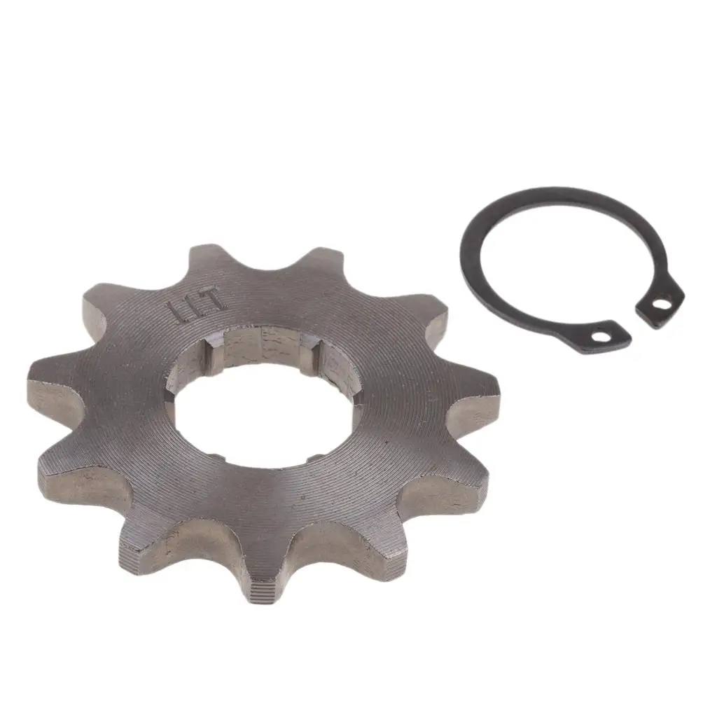 Front Engine Sprocket Steel 11 to 18 Tooth Counter for 420 Chain for Honda XR50 CRF50 SDG Bike