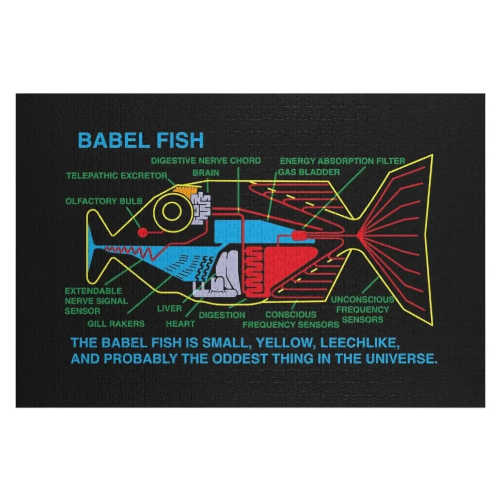 

NDVH Babel Fish H2G2 Jigsaw Puzzle Custom Photo Jigsaw Pieces Adults Custom Personalized Gift Ideas Puzzle