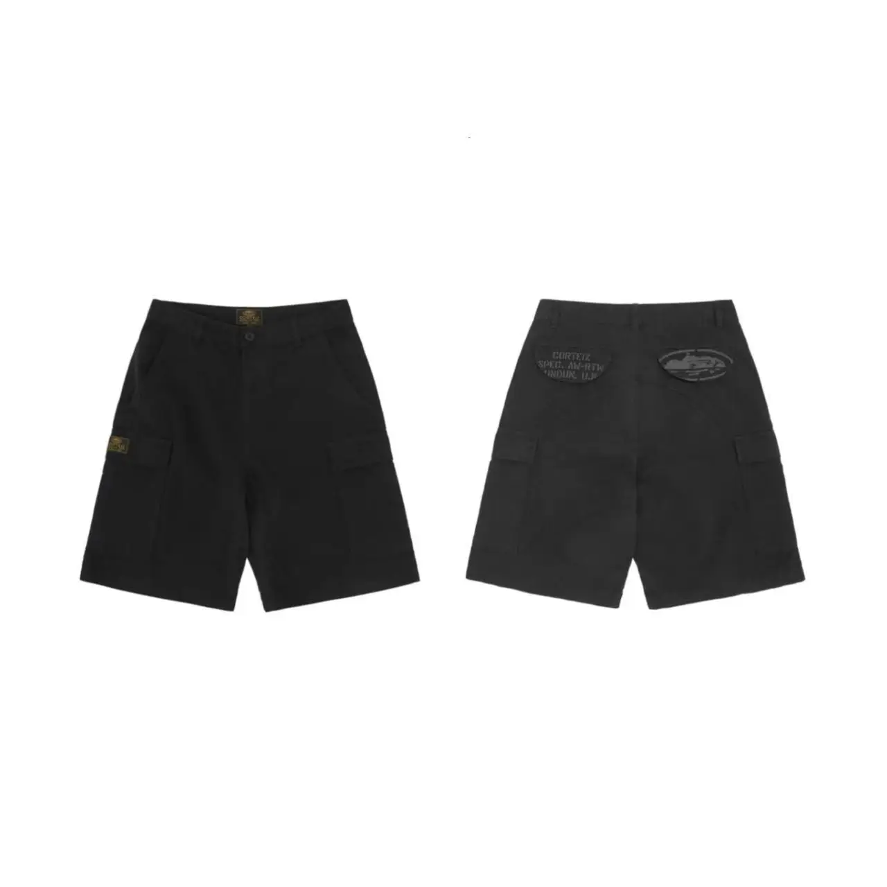 Guerillaz Cargo Short Casual Workwear Shorts Loose Fit Summer Cotton Pants with Pockets Men's Fashion Short Shorts