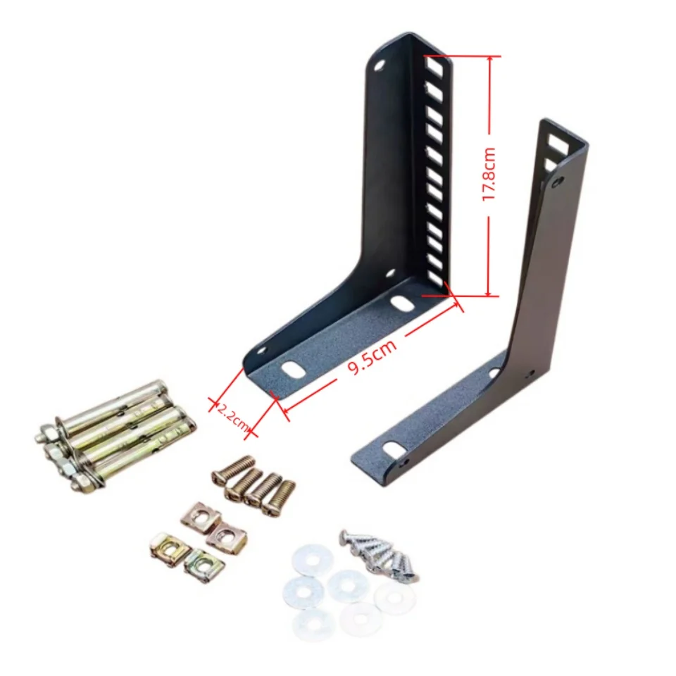 4U Thickened Integrated L-Shaped Cabinet Column, Includes 1 Set of Installation and Fixing Screws, Thickened 1.5mm Cold-Rolled Steel Plate, Integrated L-Shaped Cabinet Bracket, No Weak Points of Welding; Electrostatic Powder Coating for Anti-Corrosion and Rust Prevention, Long-Term Load-Bearing Without Deformation or Sagging, Ensures the Safety of the Cabinet and Network Equipment. The Installation Spacing Can Be Adjusted by the User According to the Product, and the Installation Environment Is Flexible.