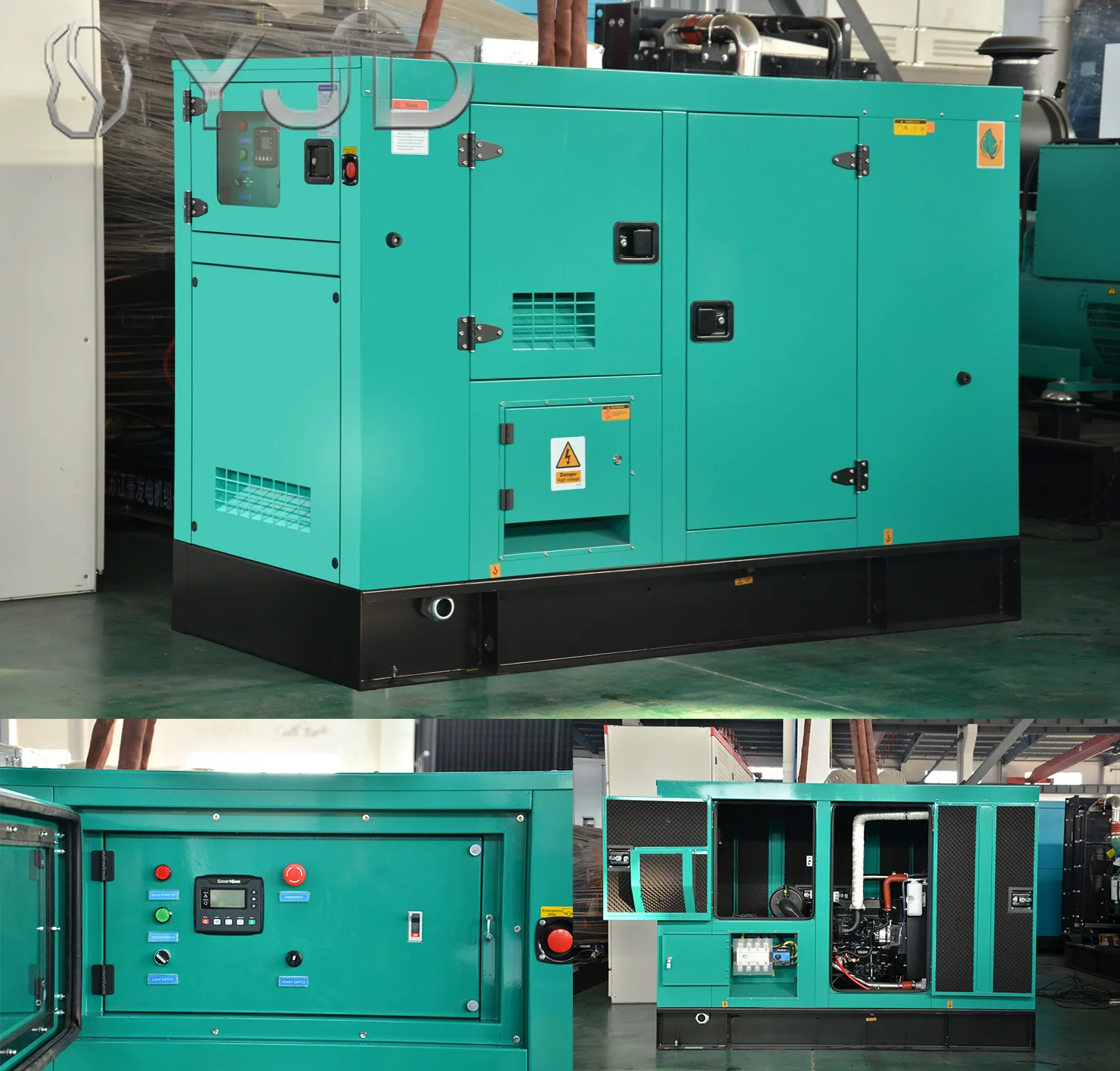 Water Cooled We-ichai Turbocharged Canopy Silent Design 30kw 40kva Diesel Generator Power Supplier