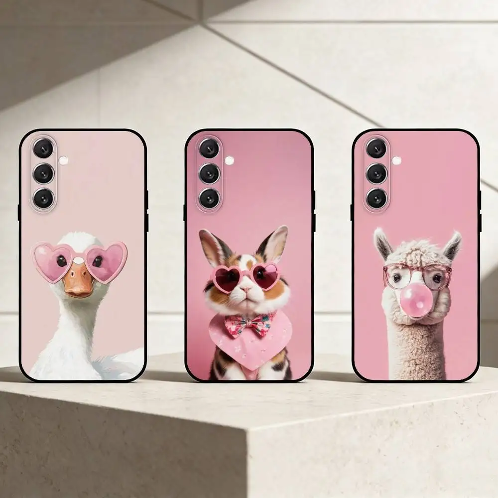 C-Cute Core Phone Case For Samsung Galaxy A91,80,73,72 ,71,53,52,32 ,31,22,21s,20,Soft Black Case