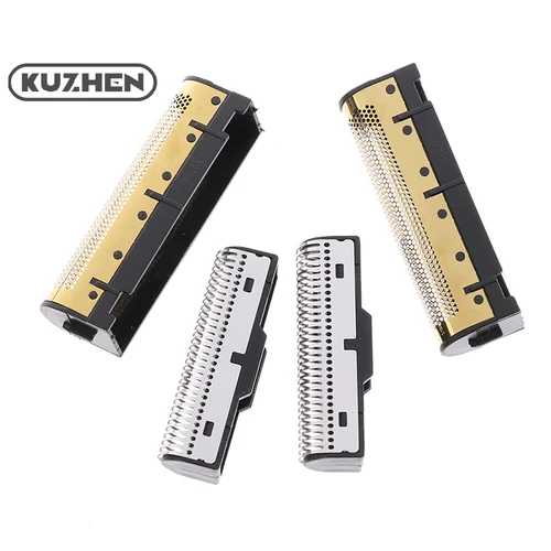 Imagen 1 del producto Juego de cuchillas de repuesto para cortadora de pelo Kemei Km-2026/1102, cabezal de cuchilla de corte de barbero, piezas de afeitado de barba, 4 unidades