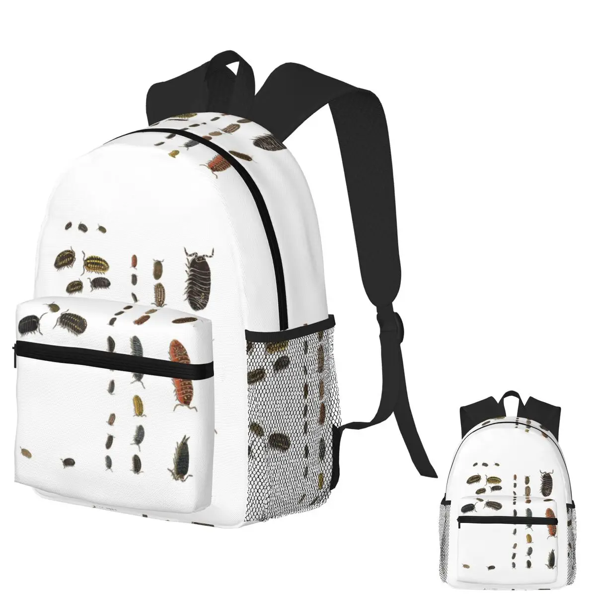 

Blue Backpack Full Of Pill Bugs Student Backpack School Bag Hiking Travel Daypack for Men Women Fashion Bookbag Shoulder Bags