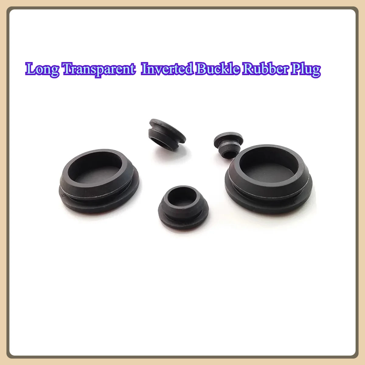 Long Transparent  Inverted Buckle Rubber Plug/Buckle Type Rubber Plug/Silicone Plug