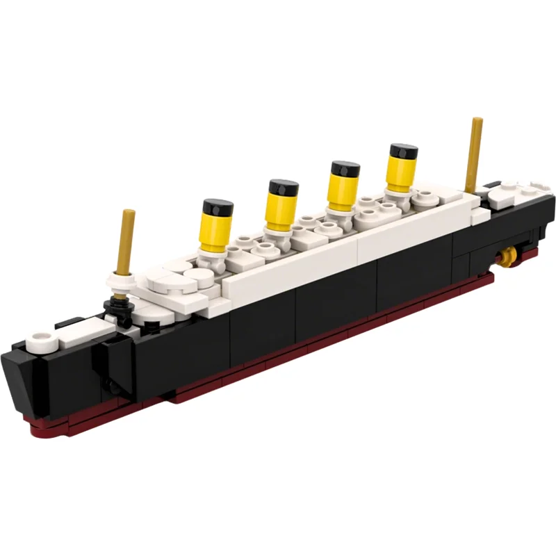 168ピース-moc-rmsタイタニック号-モデルボート-おもちゃ-組み立てブロック-クリスマスギフト-組み立てブロック-diyアイデア-ディスプレイ-クリエイティブ