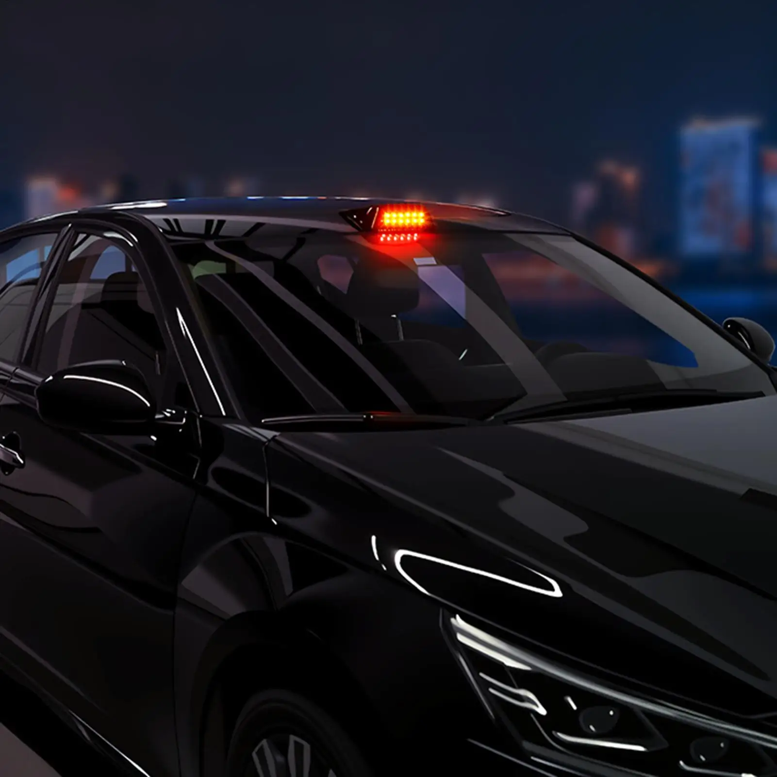 ソーラーカールーフライト-8色-防水-車載ランプ-ストロボライト-リモコン付き-ルーフ-トラック-suv-夜間走行-屋外用