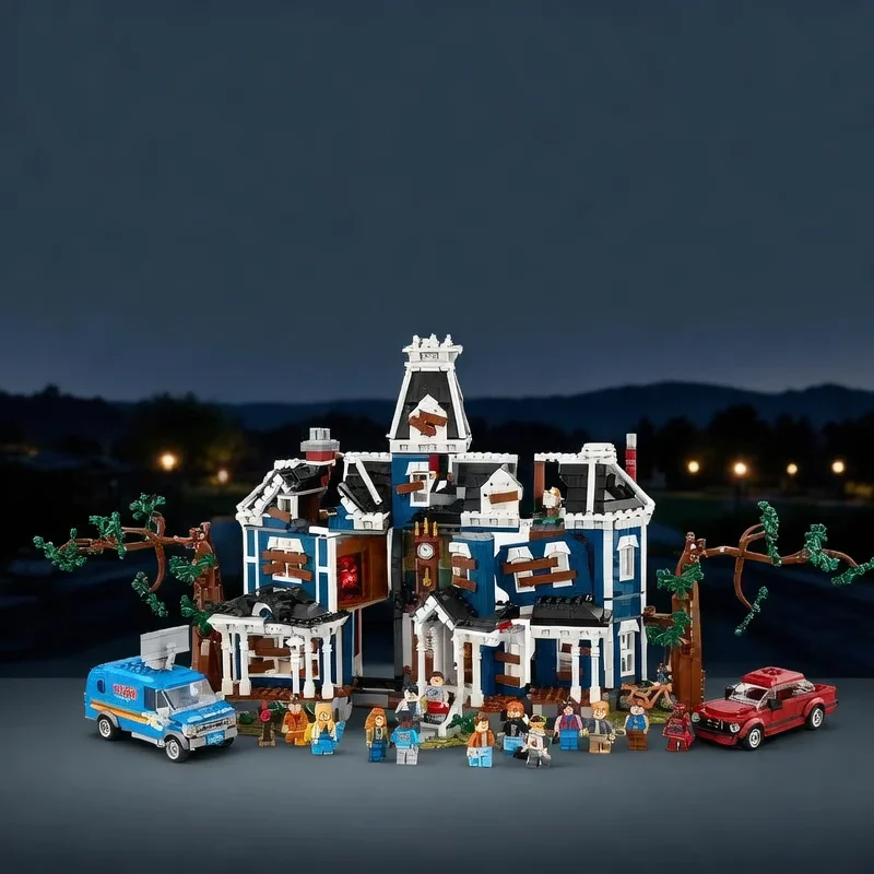 

11370 2593 детали MOC-конструктор: Модель городской архитектуры и ТВ-сцены, сувениры для детских праздников, подарки для гостей на фестиваль, украшение для дома