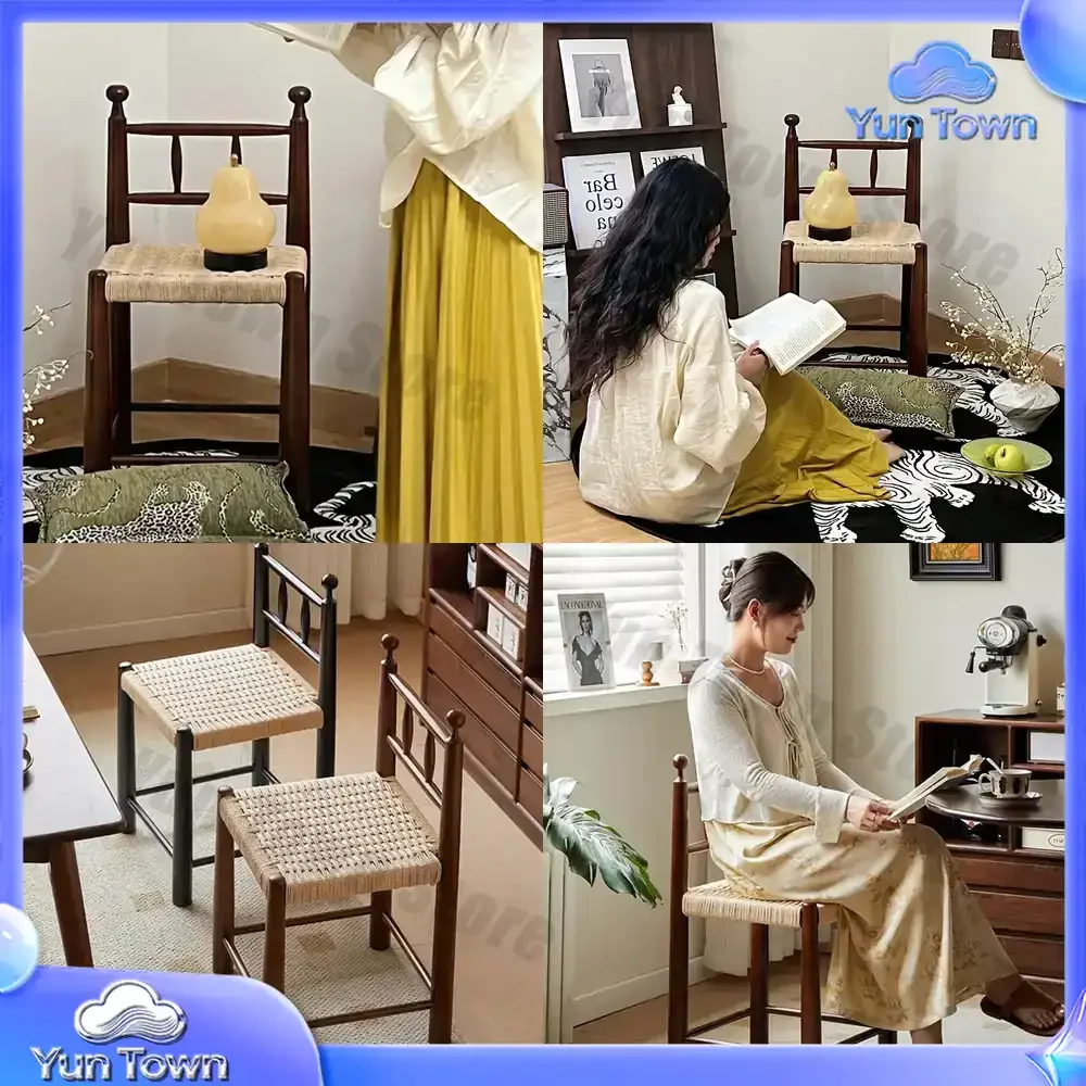 Bedroom Mobile Ottomans Vanity Chair Living Room Designer Foot Stool Luxury Makeup Minimalist Muebles Chinese Style Furniture
