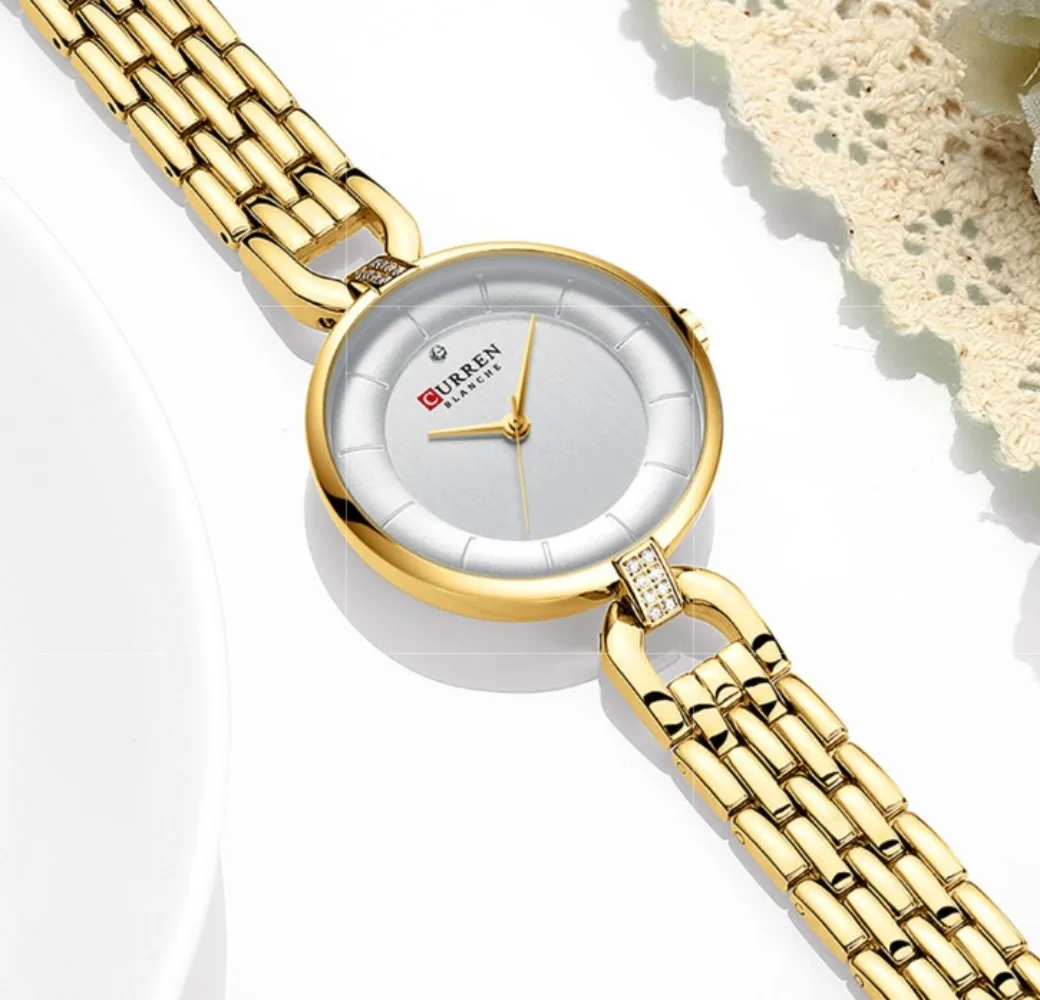 Curren 9052 Steel Belt Quartz Women's Watch Simple Fashion Luxury Watches for Women Relogio Feminino Relojes Para Damas ساعا