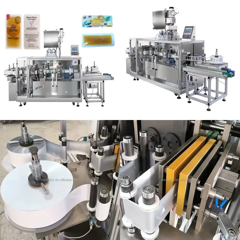Recycling Machine 2026 Automatic Easysnap Squeeze Sachet Blister Packaging Machine for Honey Olive Oil Ketchup Makeup Remover