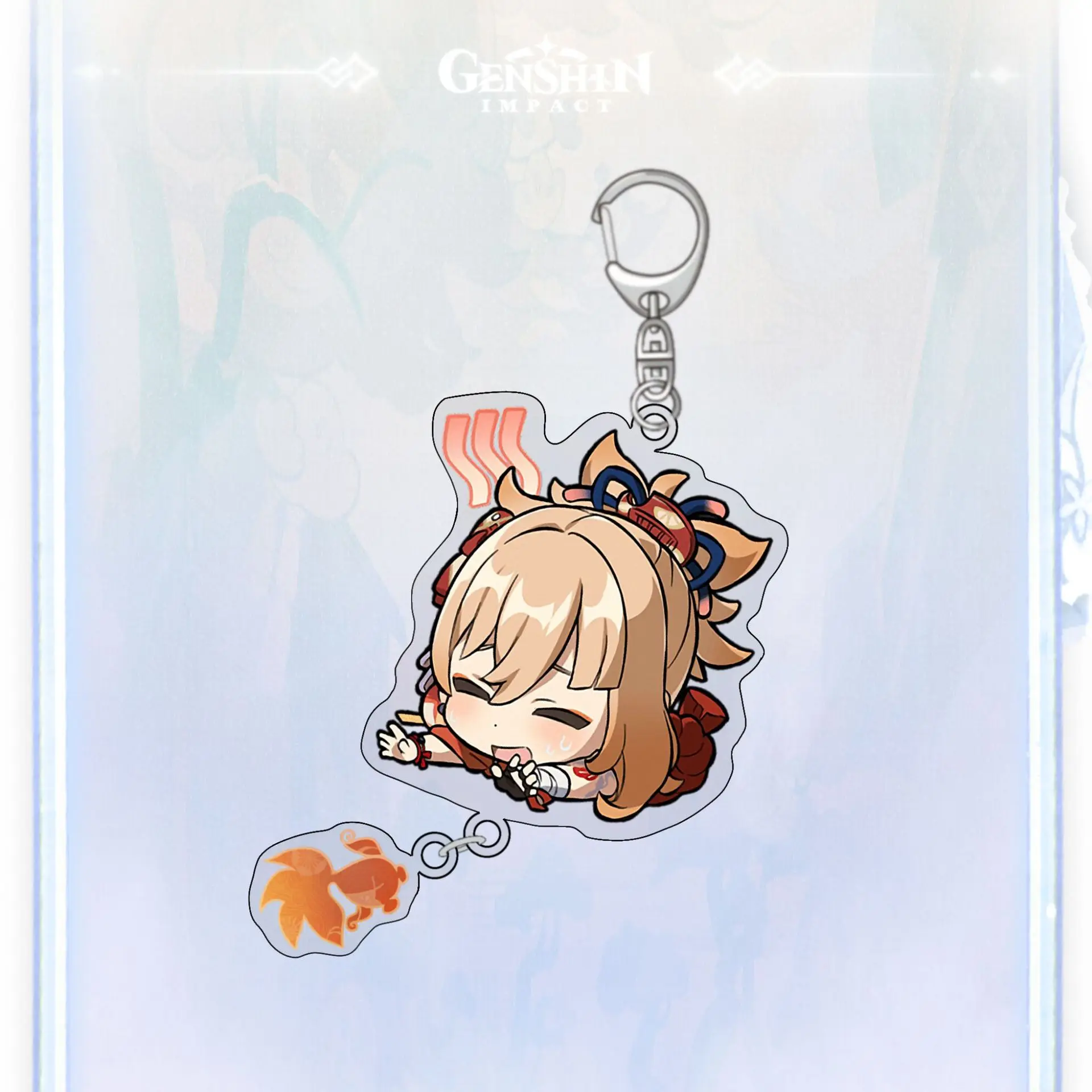 Anime Spiel Genshin Kunikuzushi Morax Kaeya Xiao Hu Tao Tartaglia Acryl Schlüssel bund Abzeichen Cartoon Cosplay Anhänger Zubehör – Detail 5