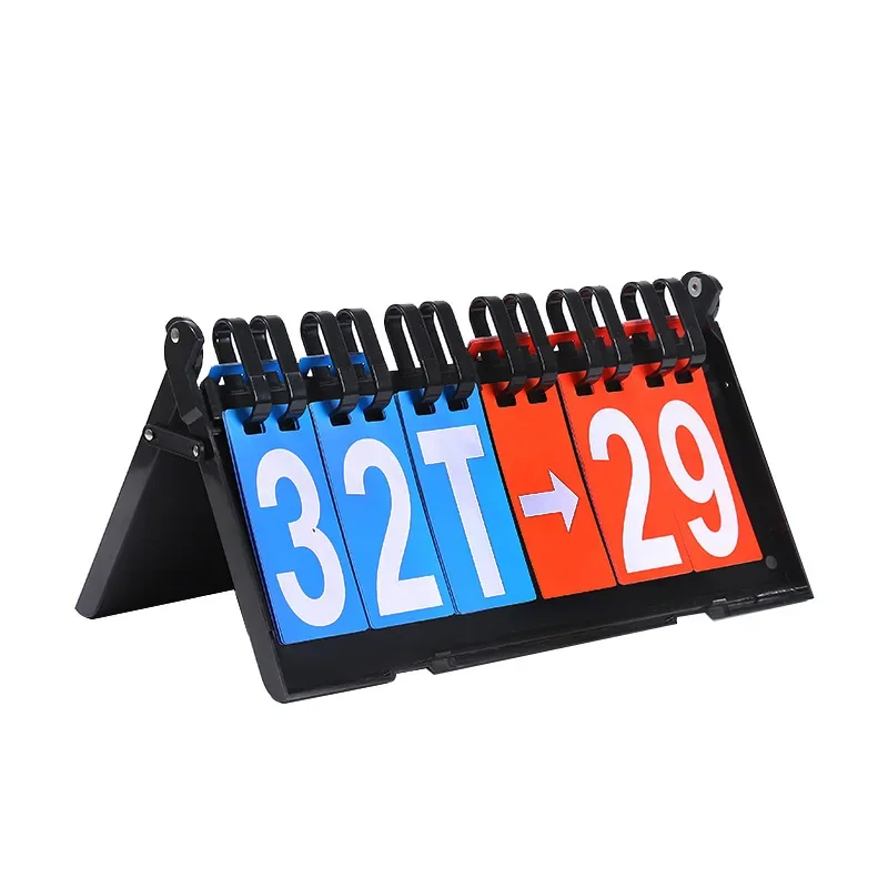 Sport Table Tennis Scoreboard Basketball Football Volleyball 4-Digit Score Board Easy Safety Exercise Accessories