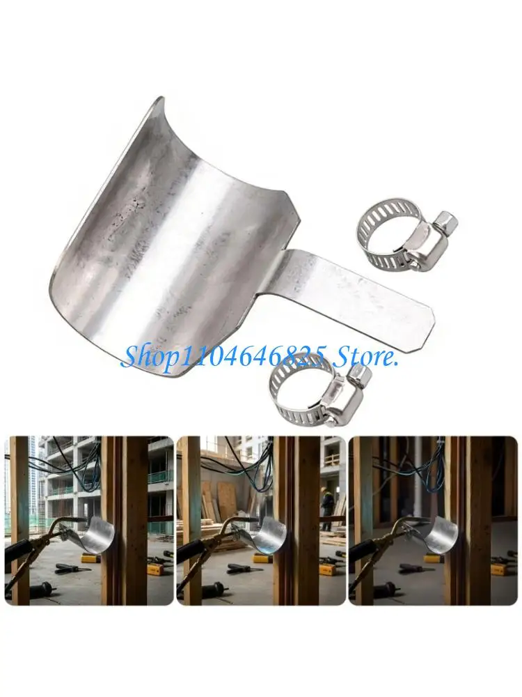 Heavy Duty Gas Torch Welding Heat Shielding Large Size Fireproof Plate for Soldering Air Conditioner Pipe Maintenance