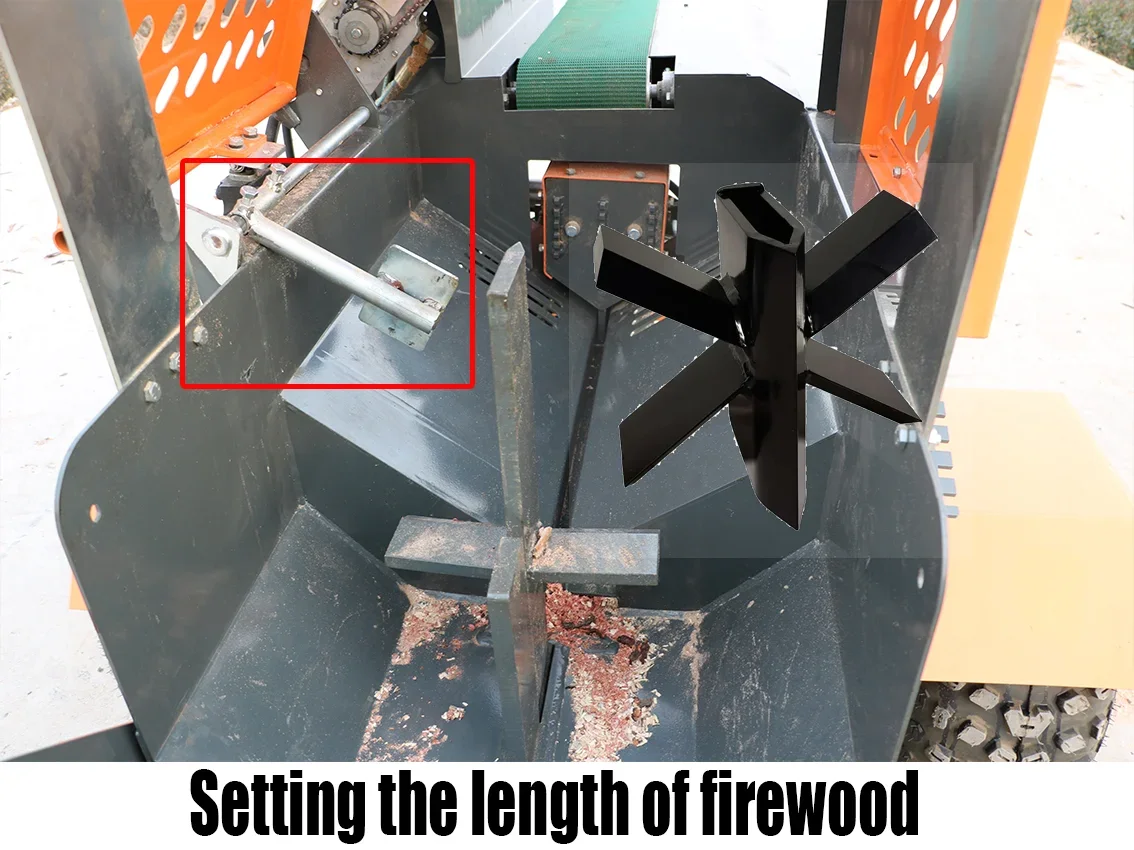 Best TTY-15 Hydraulic Log Splitter Automatic Loading Super Split Log Splitter for Sale Firewood Processor