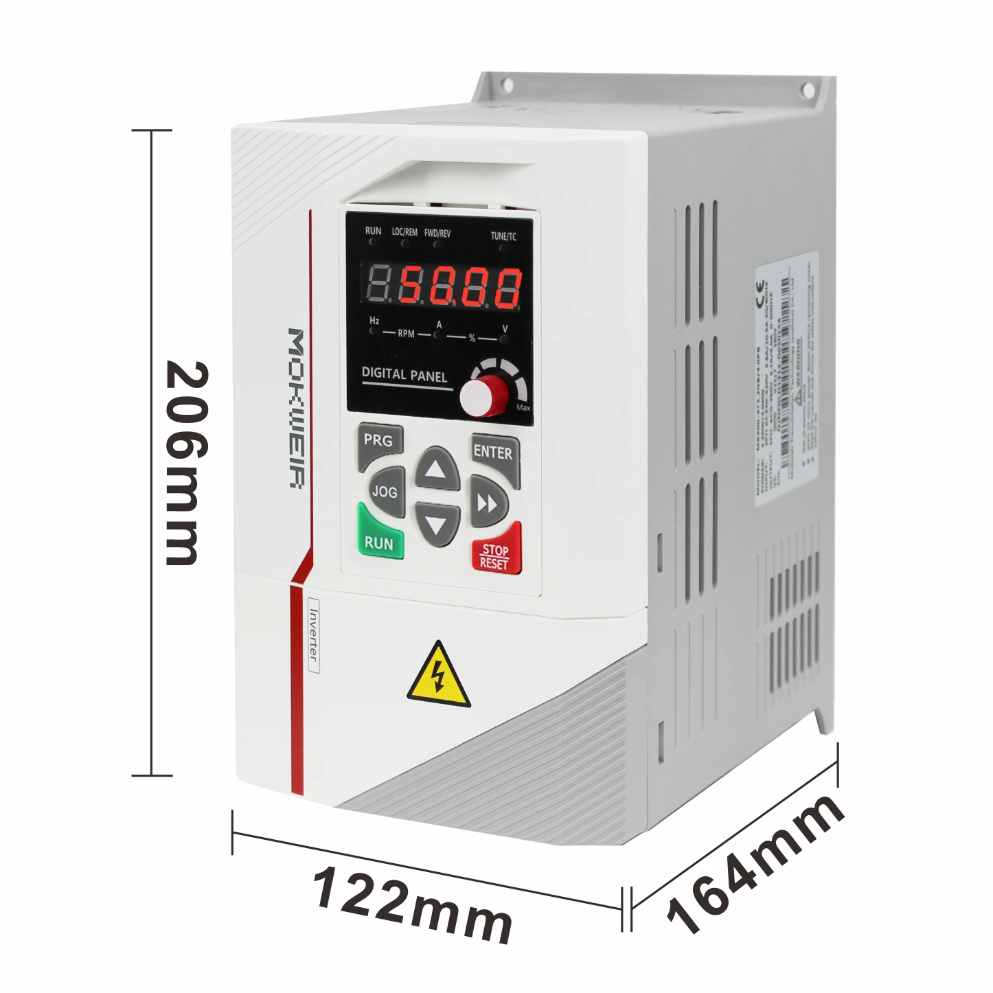 ไดรฟ์ VFD 220V 0.75kw 1.5kw 2.2kw 4kw แบบเฟสเดียวและสามเฟส อินเวอร์เตอร์ ปรับความถี่ 380v 50hz สำหรับมอเตอร์