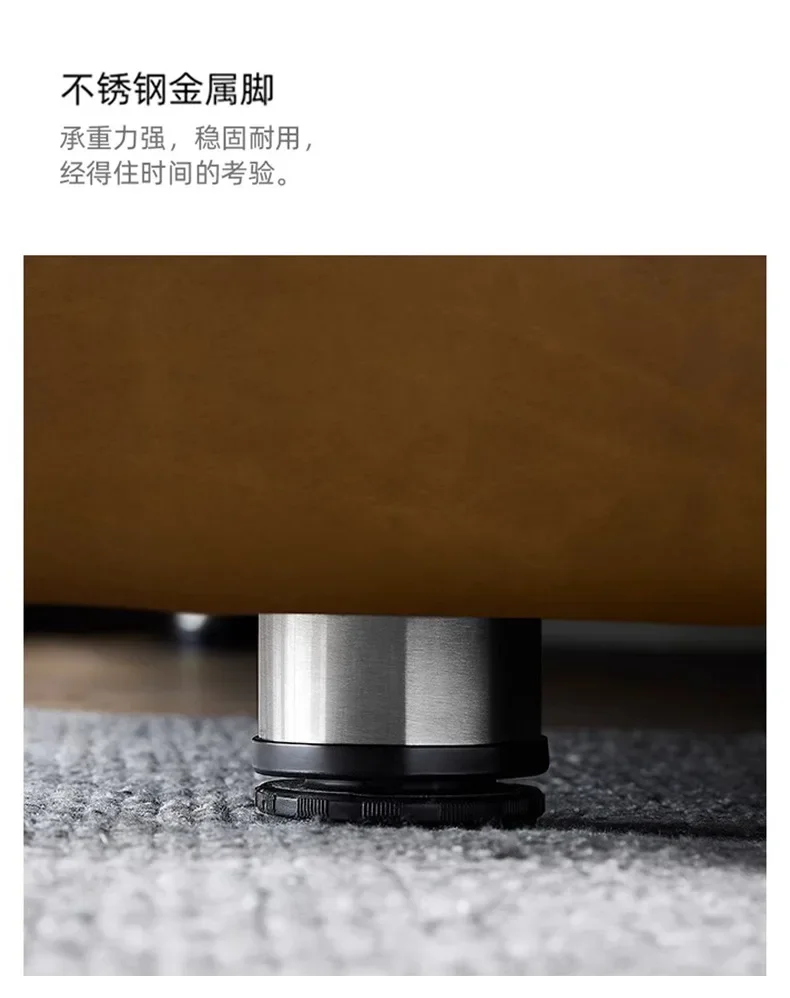 Estilo medieval retro tofu bloco óleo cera cama de couro surpresa vento silencioso quarto maillard cama quadrada