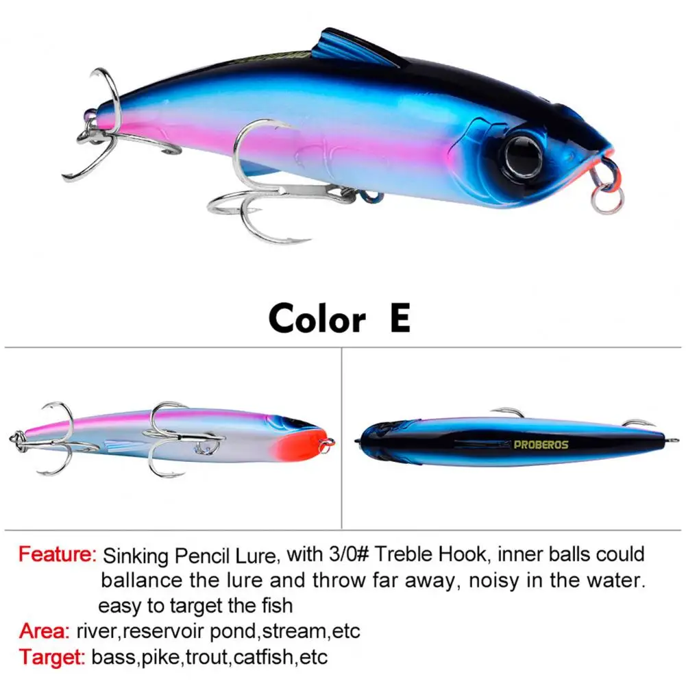 High-quality Fishing Bait Realistic 19.5cm/83g Fishing Lure Hard Bait with Treble Hook Vibrant Color Artificial for Anglers