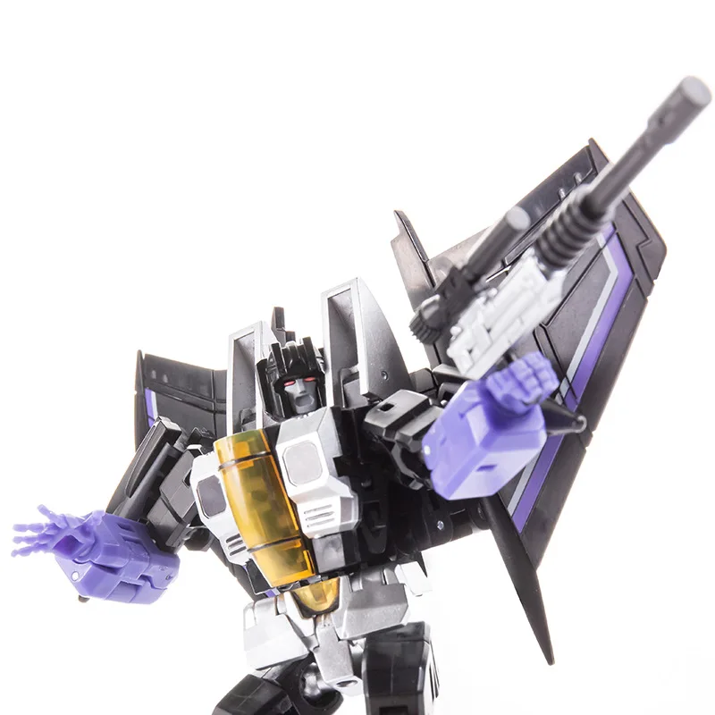 Robot de transformation de jouet pour enfants Jinbao Flying Team Red Spider King Fusion Transformation F15 modèle de guerre de poche à petite échelle