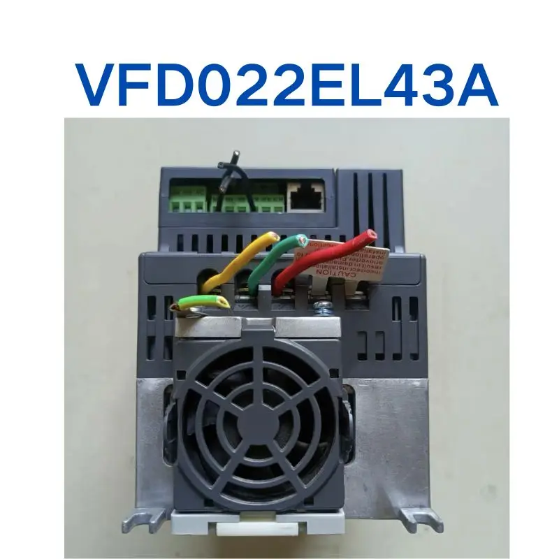 Used VFD022EL43A frequency converter, 2.2Kw tested OK, function intact