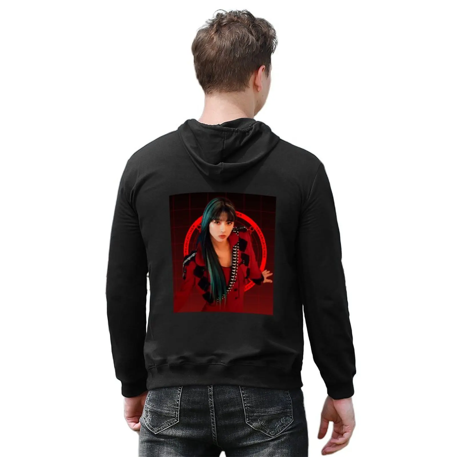 DREAMCATCHER YOOHYEON KPOP Толстовка мужская одежда футболки с рисунком осенняя новая футболка Фото №6