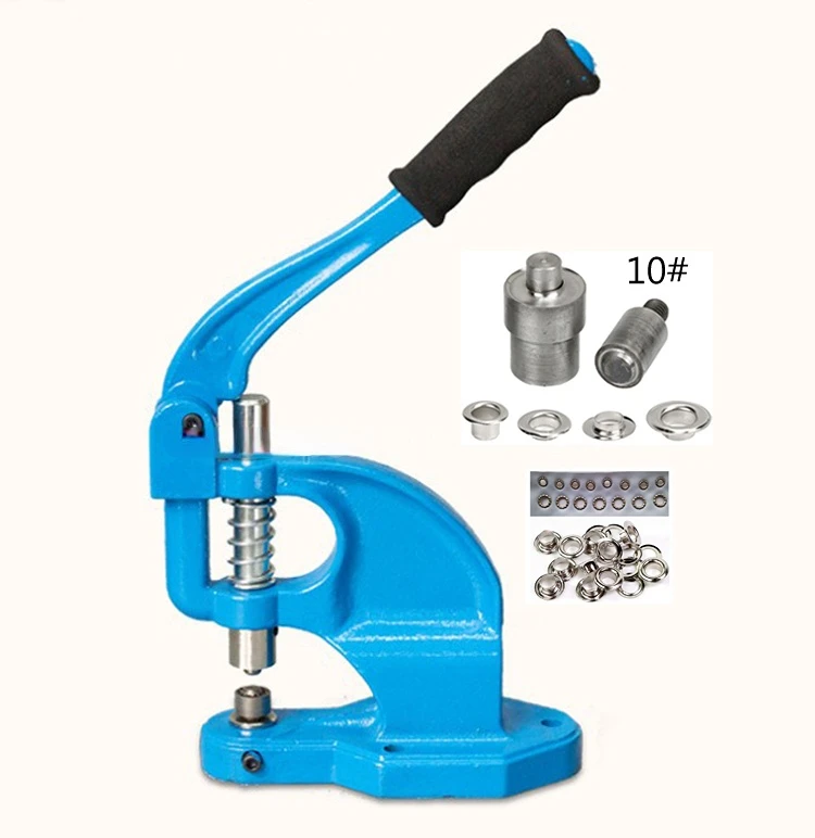 

Easy Operated Button Making Hole Machine 6/8/10/12mm Manual Eyelet Punch Grommet for Banner Curtain Ring Shoes