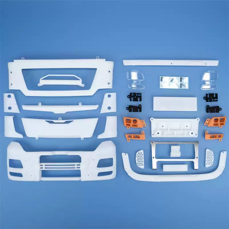 

Для Tamiya для MAN TGX Euro VI Engineering Комплект бампера для подбородка 56325 Мега Heavyweight