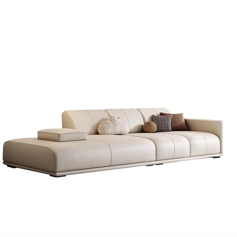 

Shape Sectional Bed Living Room Sofas Puffs Lazy Leather Corner Living Room Sofas Modern Luxury Sofas Camas Salon Furniture