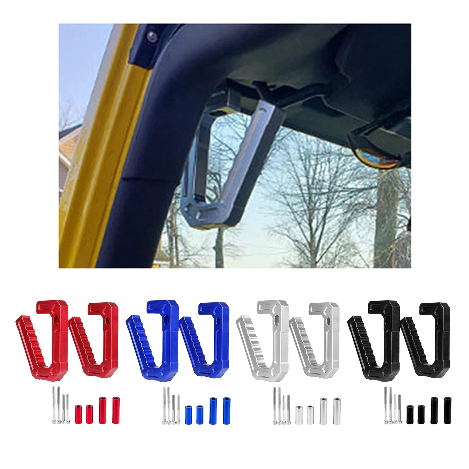 

Передние ручки из алюминиевого сплава премиум-класса, передние ручки, аксессуары для украшения автомобиля, поставки, детали для 2007-2018 гг.