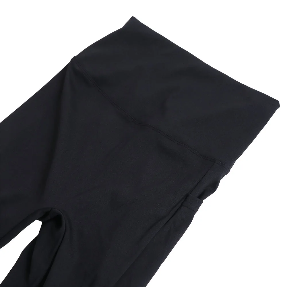 High Waist Women Leggings with Pocket Seamless Elastic Jogging Women's Capri Pants Breathable Tummy Control Shapewear