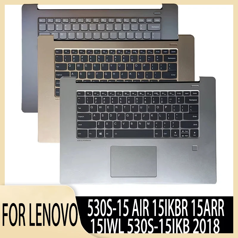 New Original For 530S-15 AIR 15IKBR 15ARR 15IWL 530S-15IKB 2018 Version Laptop Palmrest Case Keyboard US Version Upper Cover