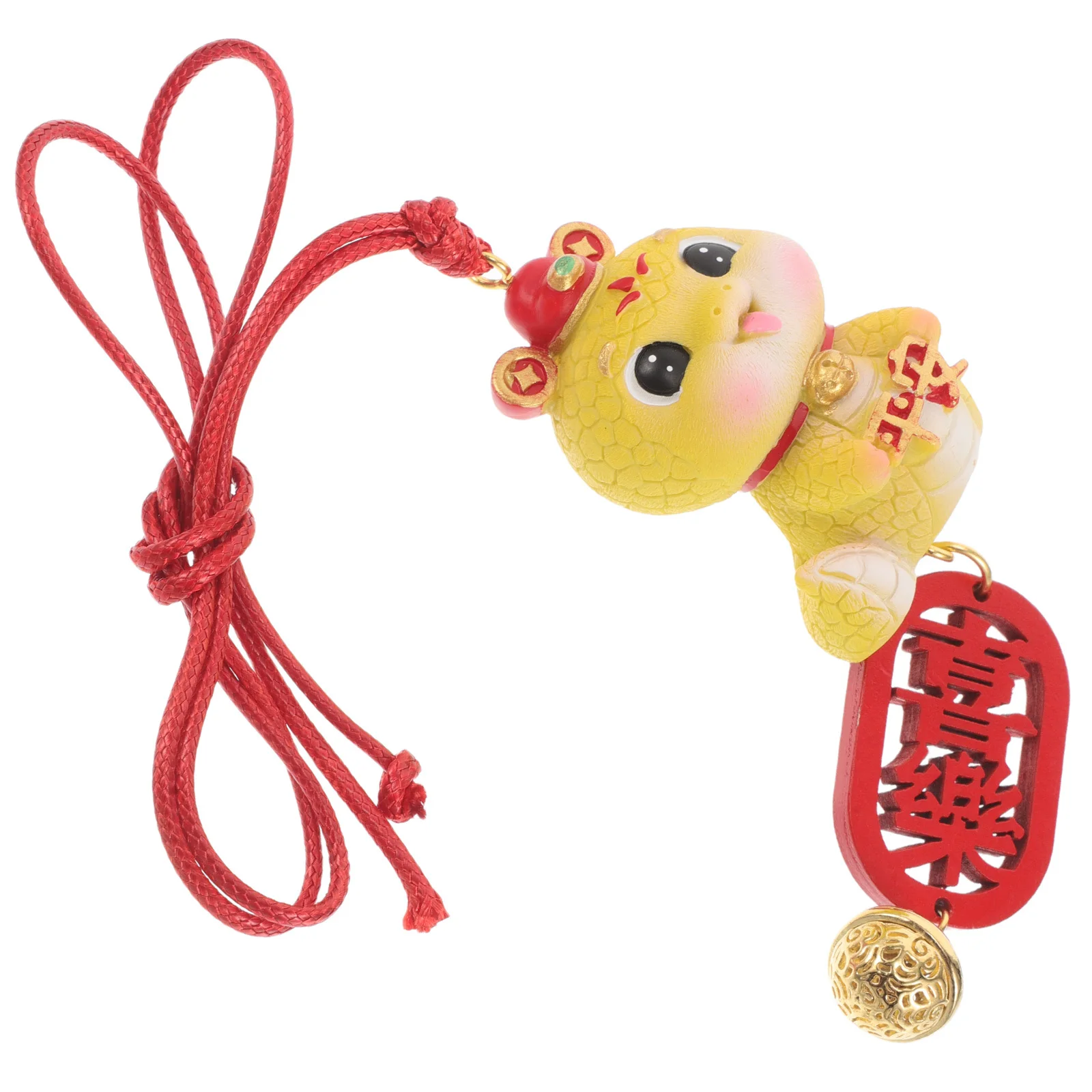 

Creative Snake Hanging Ornament for Car Rearview Mirror Spring Festival Interior Decor Resin Automotive Pendant Charm