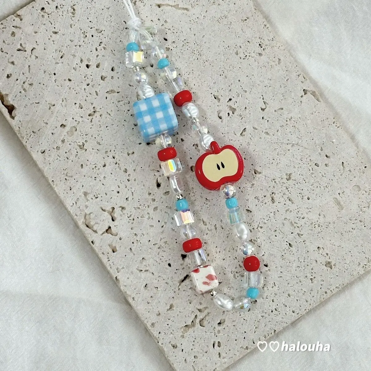 الأصلي الأزرق حبة الأحمر الفاكهة سحر شريط لتعليق الهاتف المحمول الحبل لطيف Kawaii Y2K حالات ل iP 16 Airpods سماعات الكتب المدرسية Ins