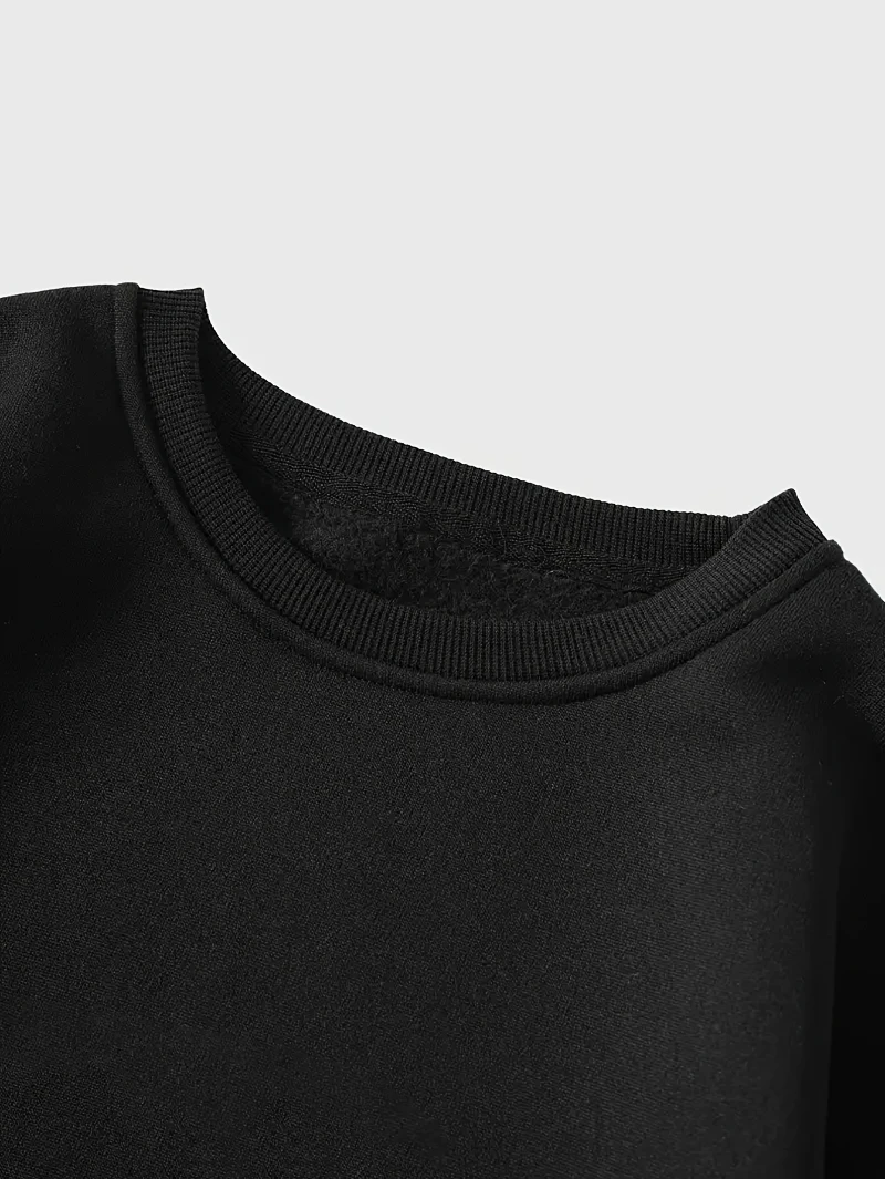 هوديي فضفاض مطبوع عليه ديزني بامبي - هودي كاجوال دافئ للشتاء باللون الأسود، تصميم زهرة الفراشة، رقبة دائرية مريحة